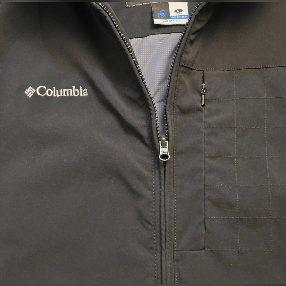 Columbia Black Interchange Softshell Jacket - image 5